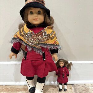 American Girl Rebecca Rubin in Meet Outfit with mini doll